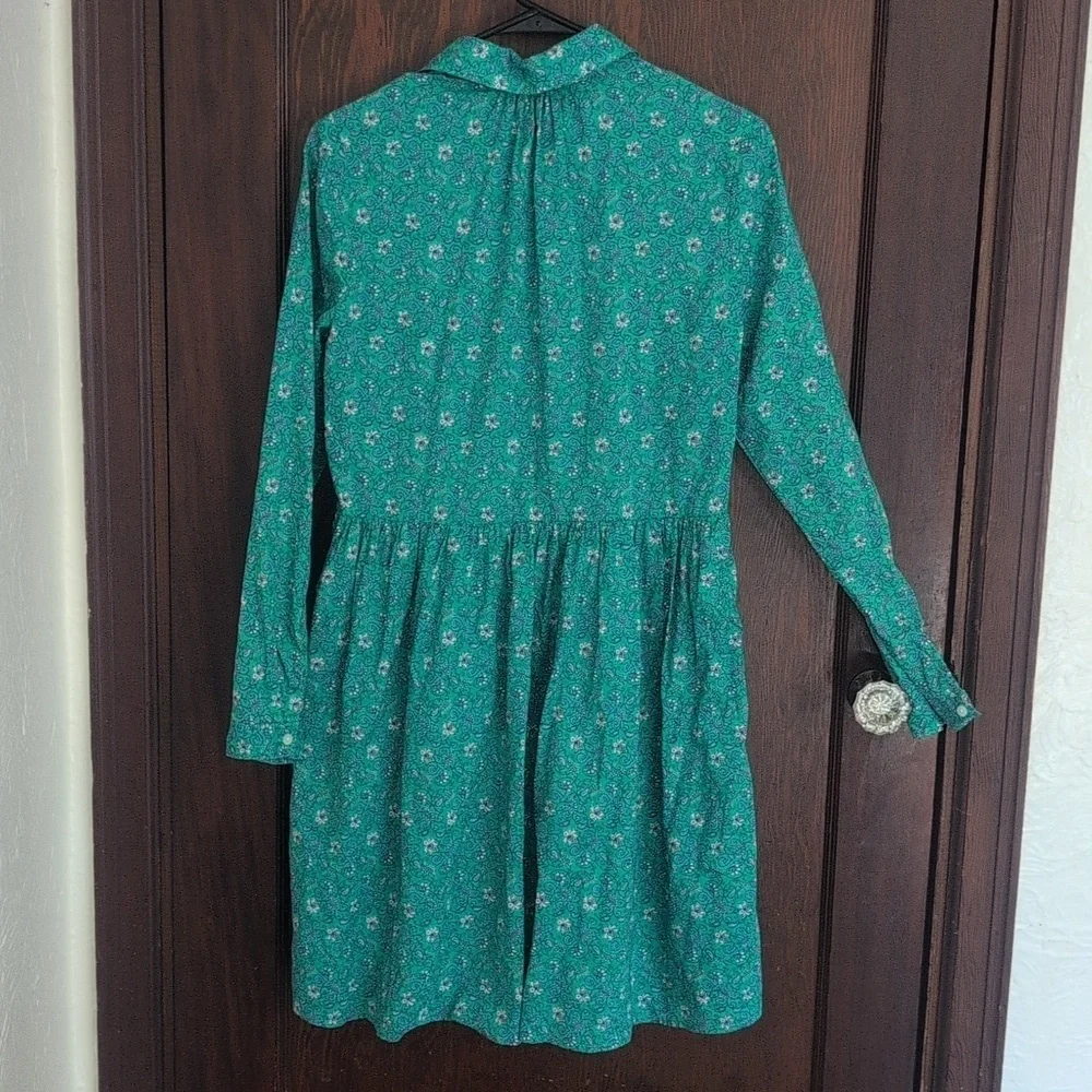 J. Crew Factory Paisley Dress with Pockets 4 - Picture 7 of 10